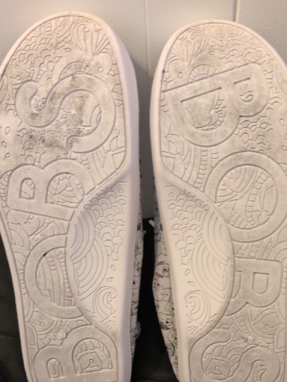 Skechers BOBS Pastel Character Print Memory Foam Sneakers - Picture 2 of 10